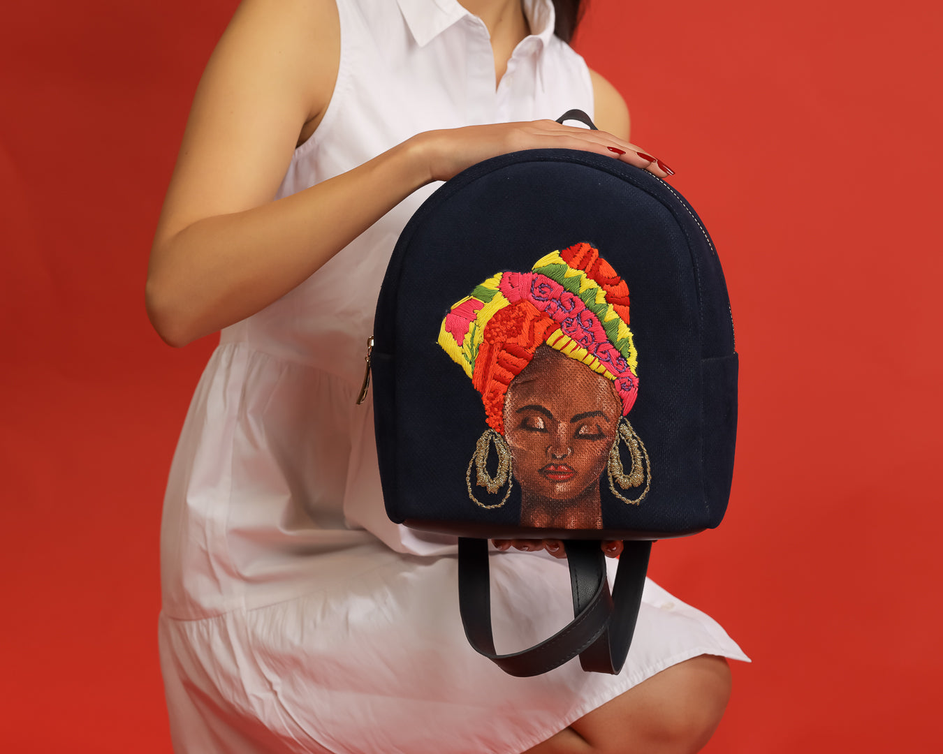 BLUE AFRICAN BACKBAG